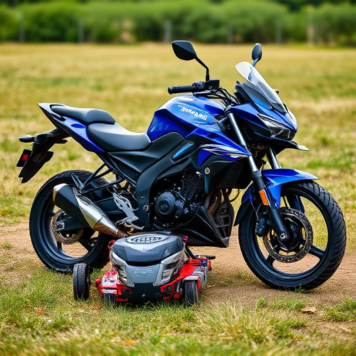 yamaha motorcycles, lawn mower, motorcycle