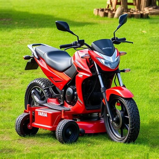 yamaha motorcycles, lawn mower, motorcycle