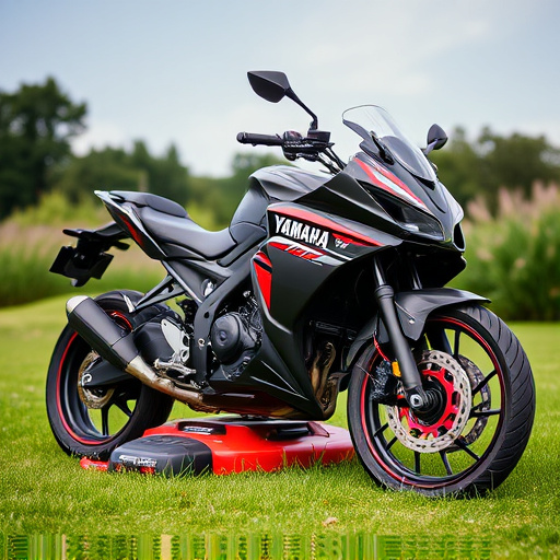 yamaha motorcycles, lawn mower, motorcycle