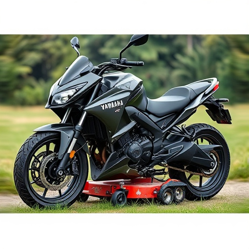 yamaha motorcycles, lawn mower, motorcycle