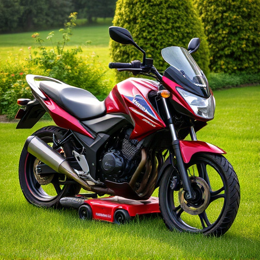 yamaha motorcycles, lawn mower, motorcycle