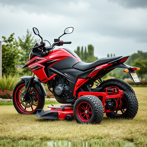 yamaha motorcycles, lawn mower, motorcycle