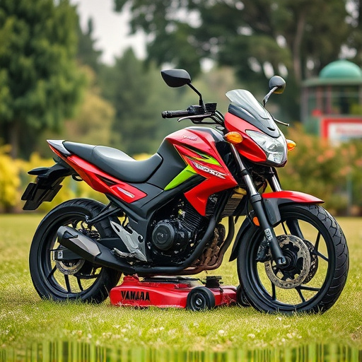 yamaha motorcycles, lawn mower, motorcycle