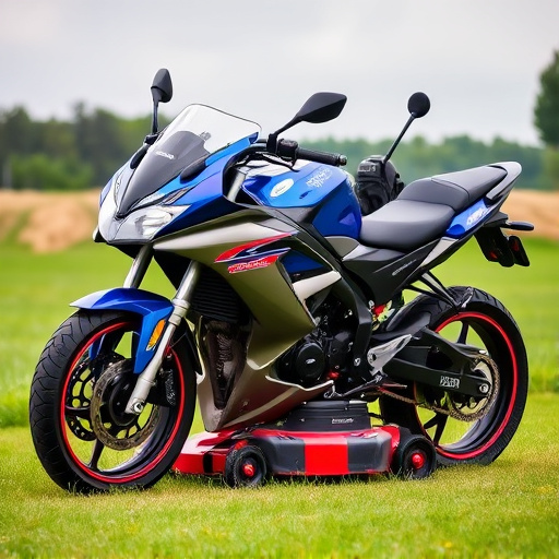 yamaha motorcycles, lawn mower, motorcycle