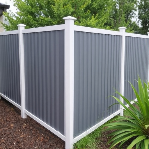 Backyard colorbond fences