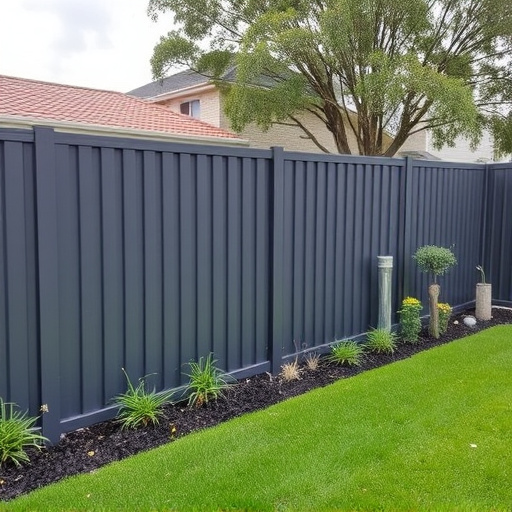 Backyard colorbond fences