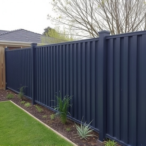 Backyard colorbond fences