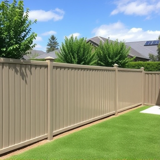 Backyard colorbond fences