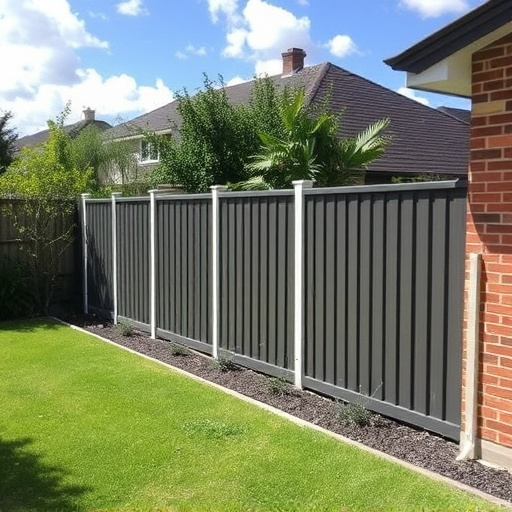 Backyard colorbond fences