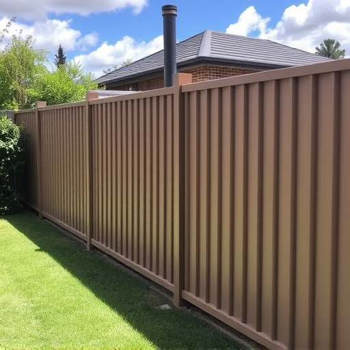 Backyard colorbond fences
