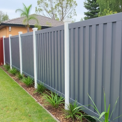 Backyard colorbond fences