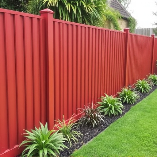 Backyard colorbond fences