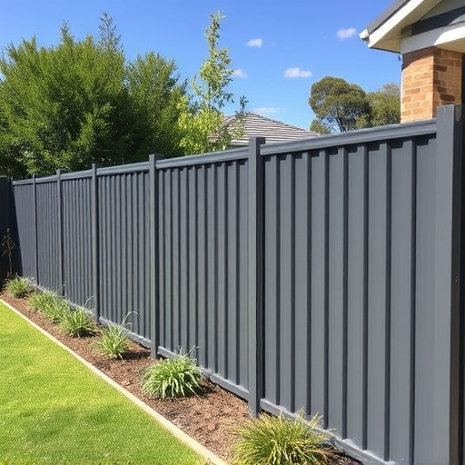 Backyard colorbond fences