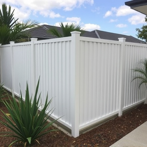 Backyard colorbond fences