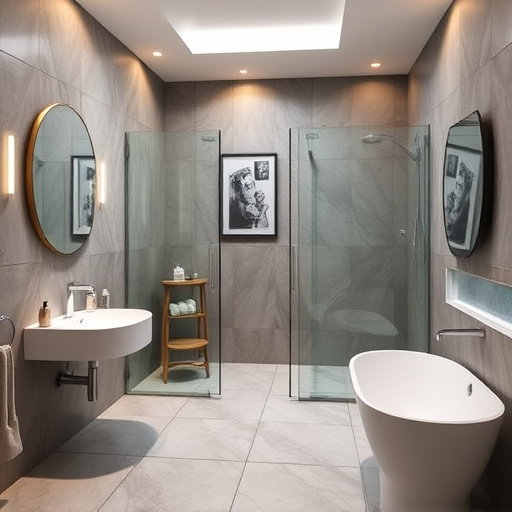 bathrooms and showers