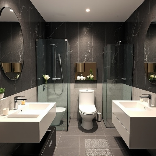 bathrooms and showers