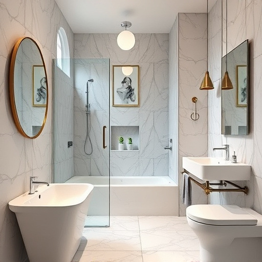 bathrooms and showers