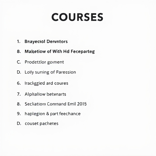courses
