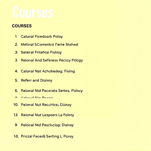 courses