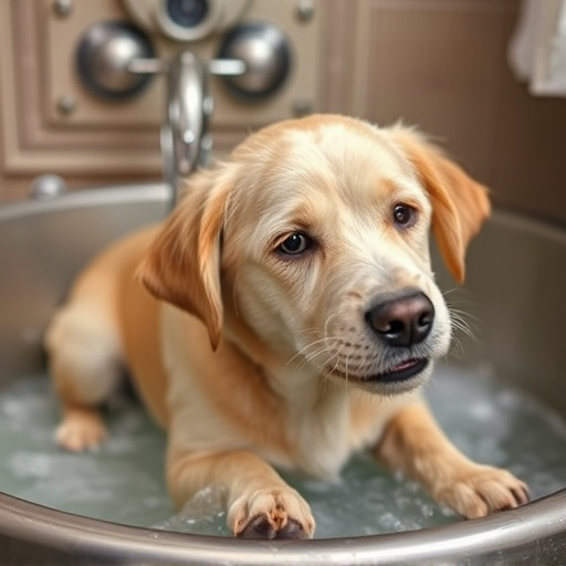 dog bathing
