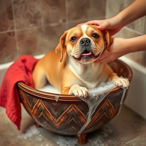 dog bathing