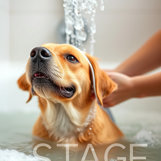 dog bathing