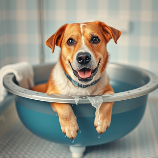 dog bathing