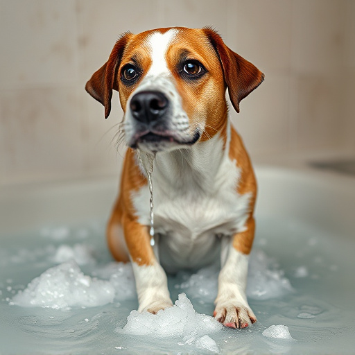 dog bathing