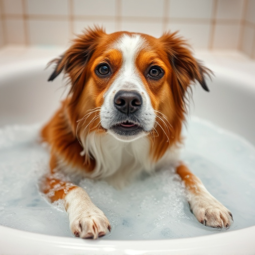 dog bathing