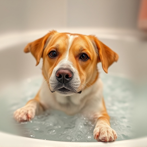 dog bathing