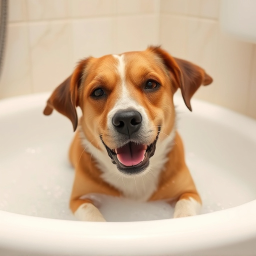 dog bathing
