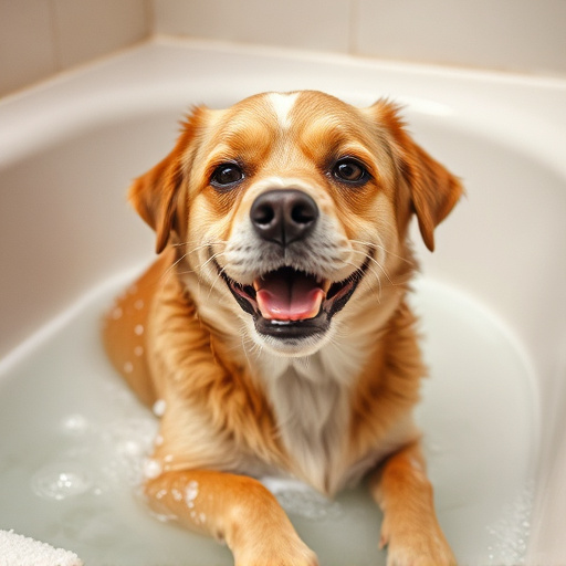 dog bathing
