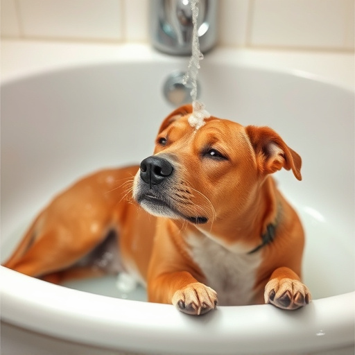 dog bathing