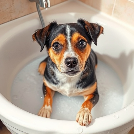 dog bathing
