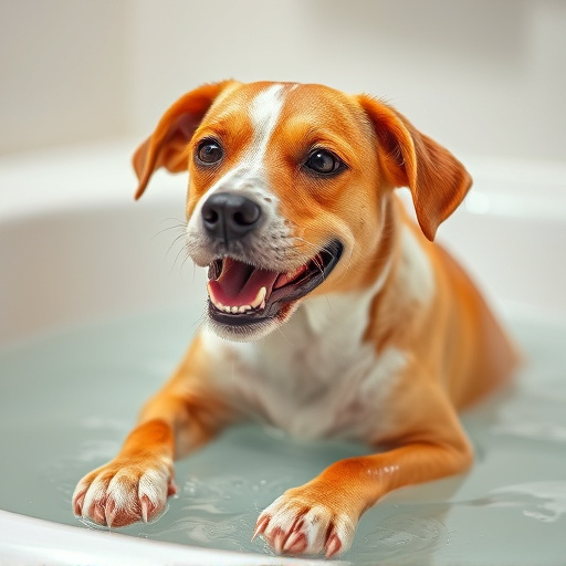 dog bathing