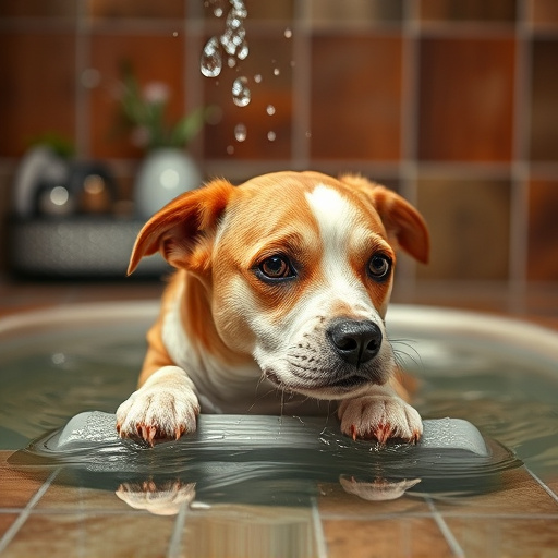 dog bathing