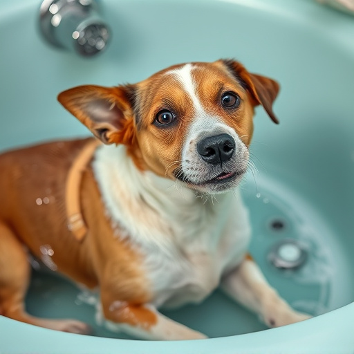 dog bathing