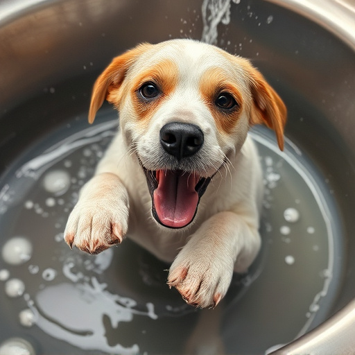 dog bathing