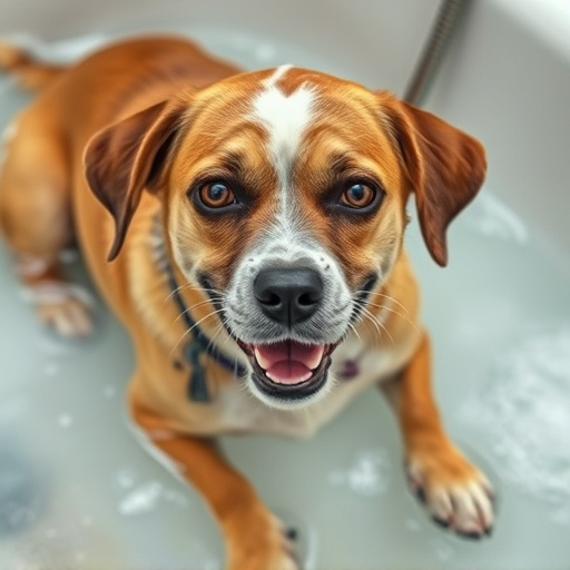 dog bathing