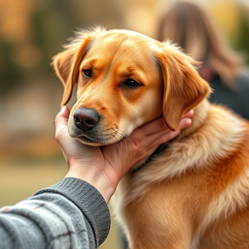 dog petting