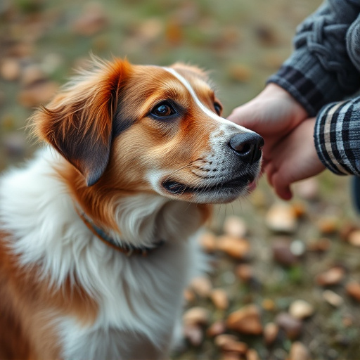 dog petting