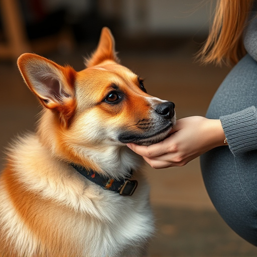 dog petting
