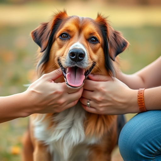 dog petting