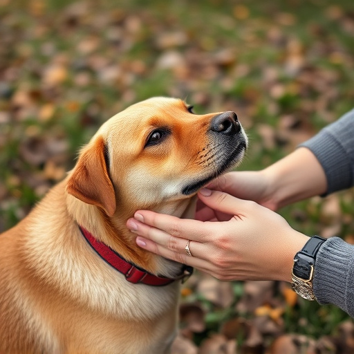 dog petting