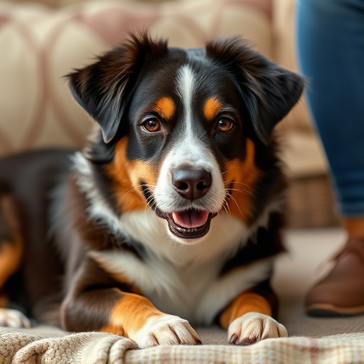 dog petting