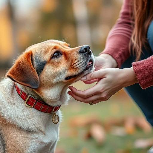 dog petting