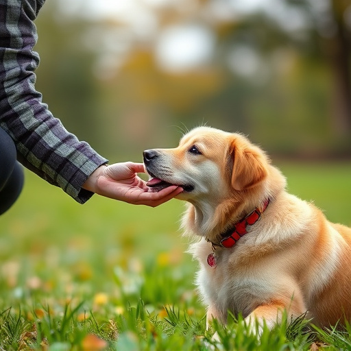 dog petting