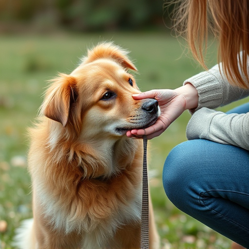dog petting