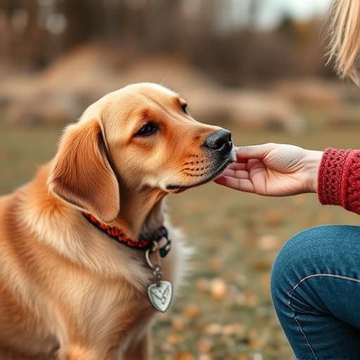 dog petting