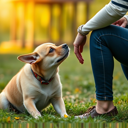 dog petting